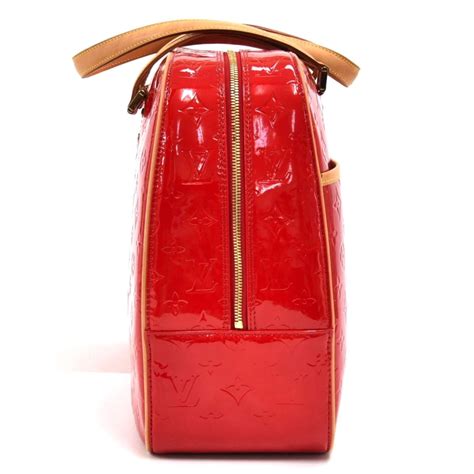 louis vuitton red vernis large.